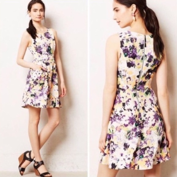 Anthropologie Dresses & Skirts - Anthropologie Maeve Floral Dress Neon
